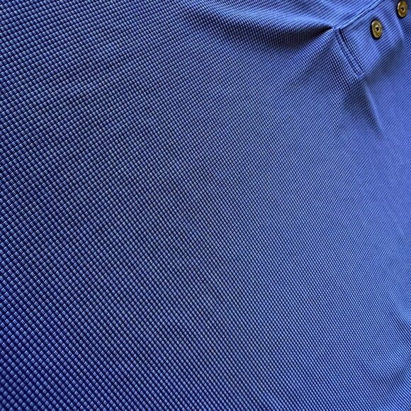 Grand Slam Mens Polo Shirt Size XXL Navy Blue Black Short Sleeve Performance - Picture 3 of 8